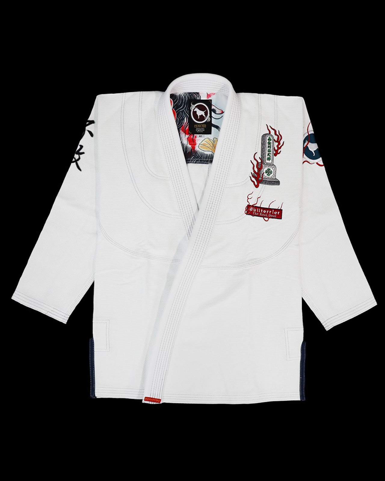 불테리어 후하이 R 주짓수도복 - 화이트