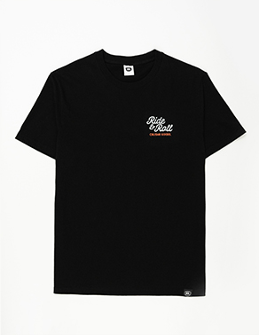 크러셔 티셔츠 - BIKE & SURFBOARD T-SHIRTS - BLACK