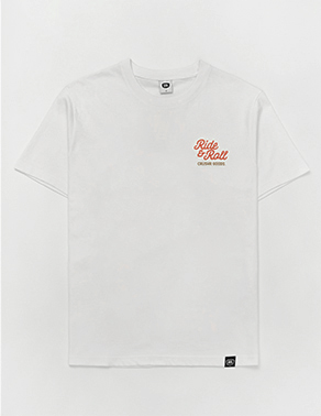 크러셔 티셔츠 - BIKE & SURFBOARD T-SHIRTS - WHITE