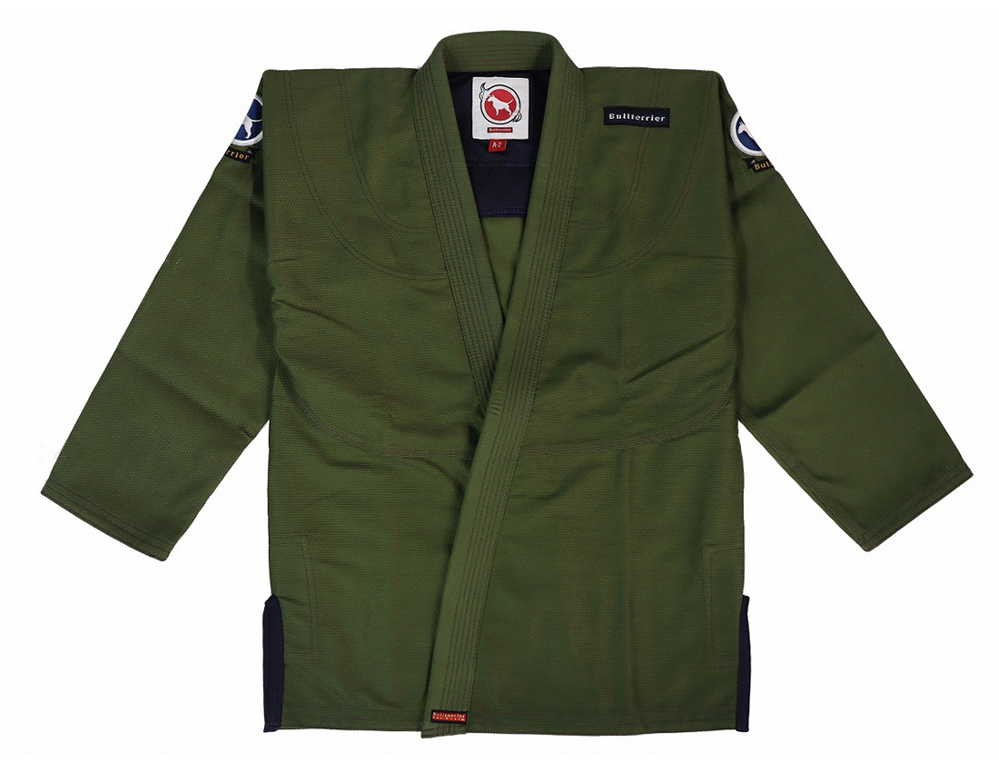 불테리어 베이직 R2 주짓수도복 - 아미그린