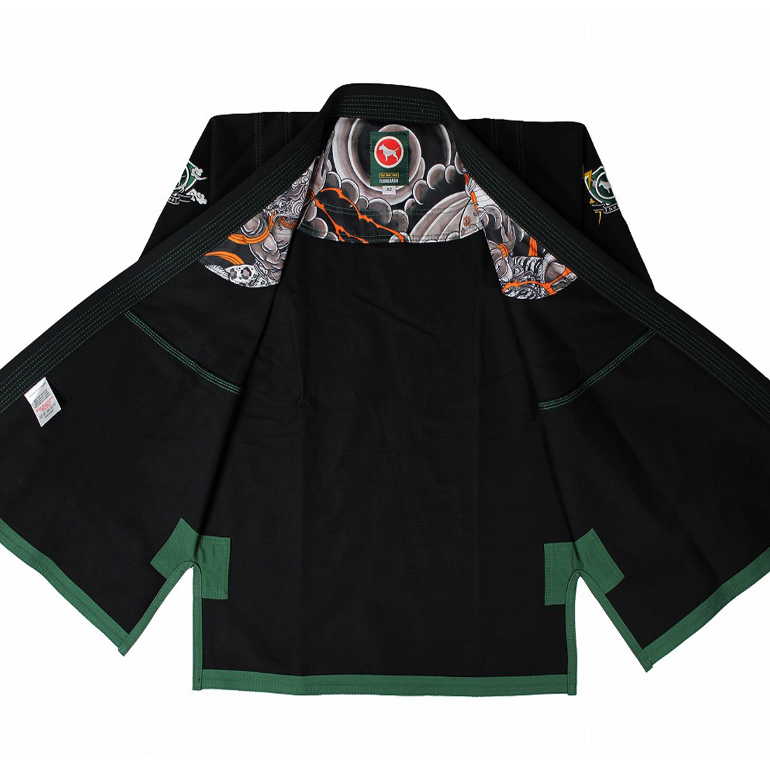 불테리어 후진 라이진 2.0 주짓수도복 - 블랙