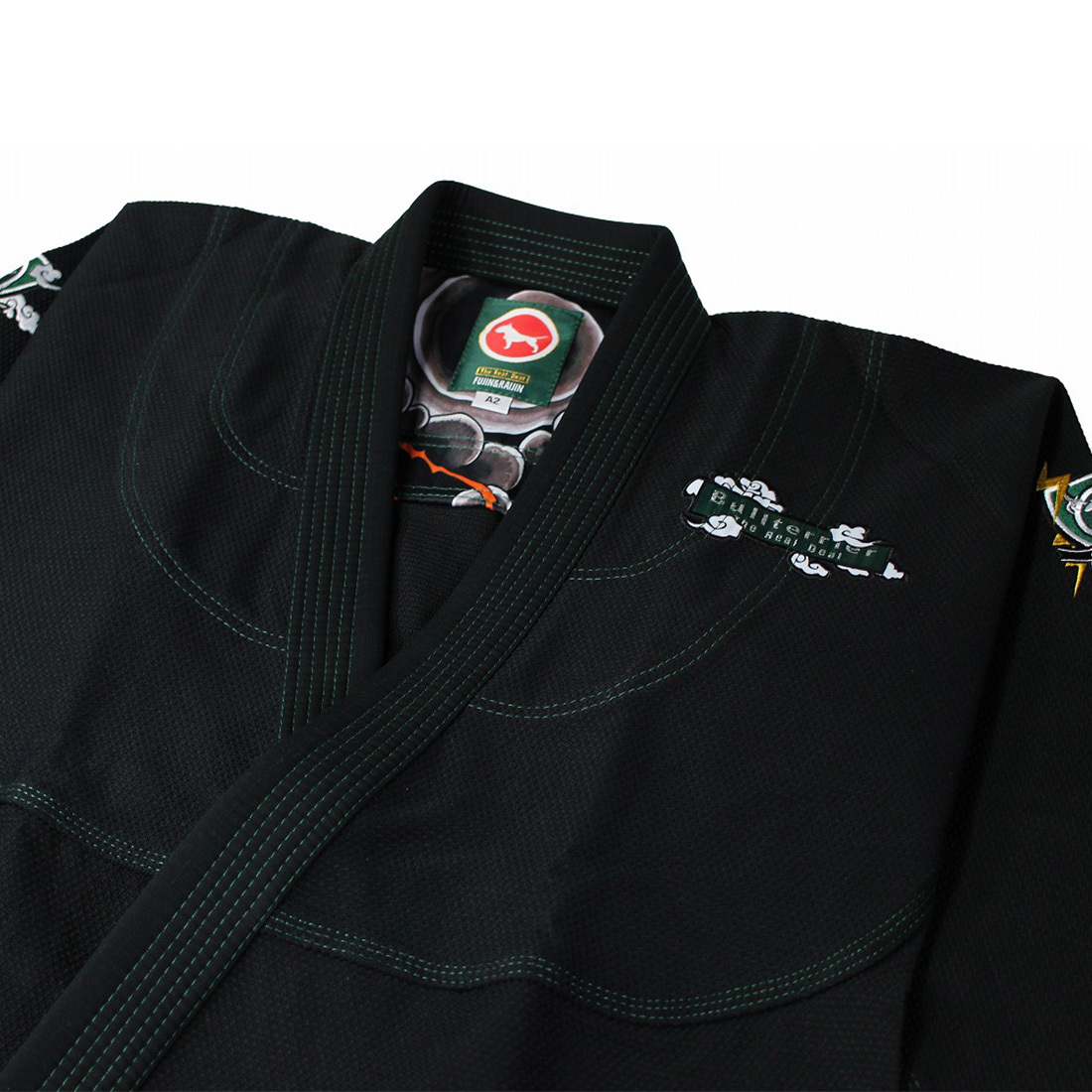 불테리어 후진 라이진 2.0 주짓수도복 - 블랙