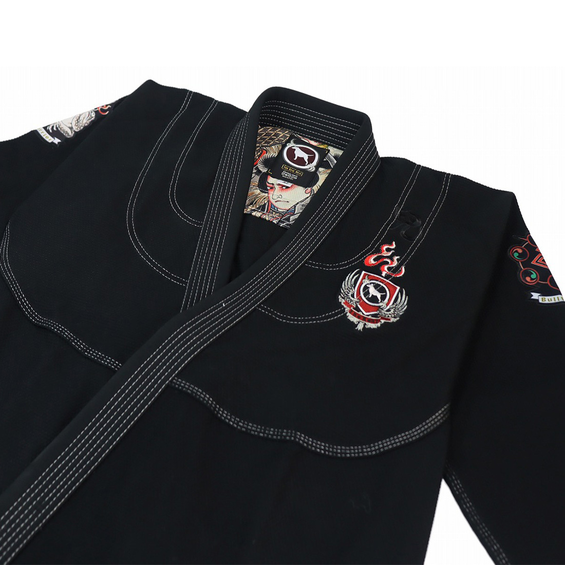 불테리어 지라이야 2.0 주짓수도복 - 블랙