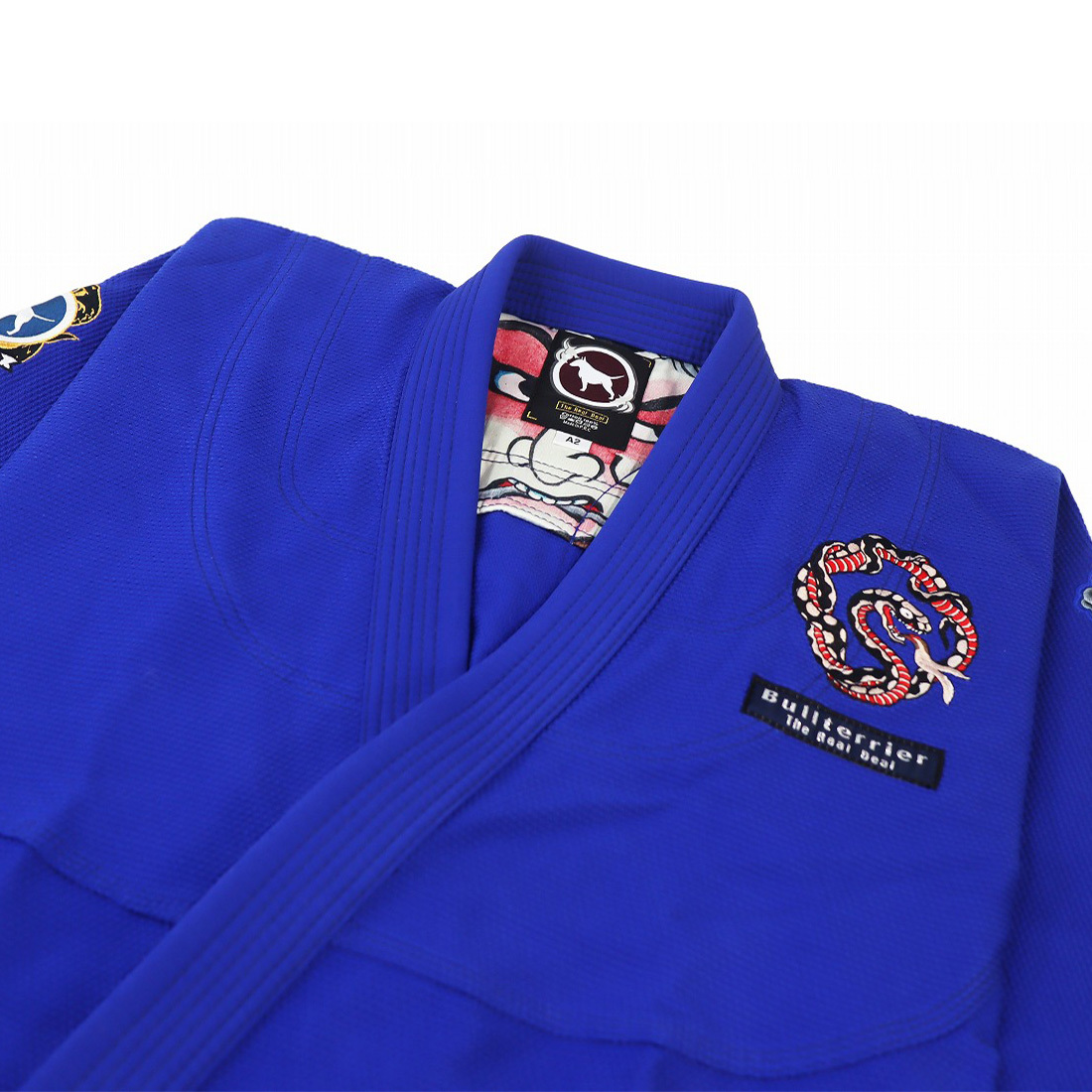 불테리어 오로치마루 주짓수도복 - 블루