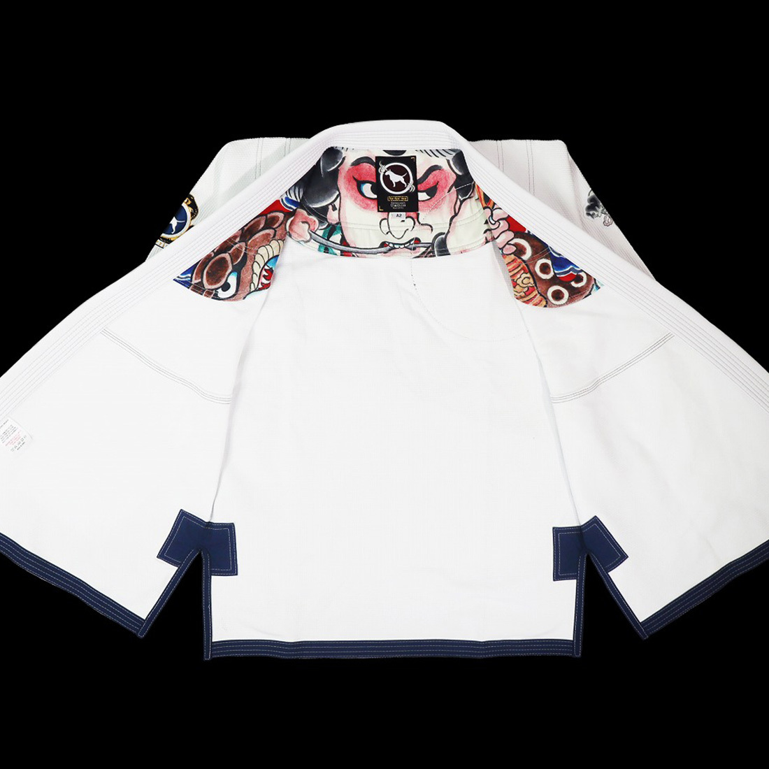 불테리어 오로치마루 주짓수도복 - 화이트