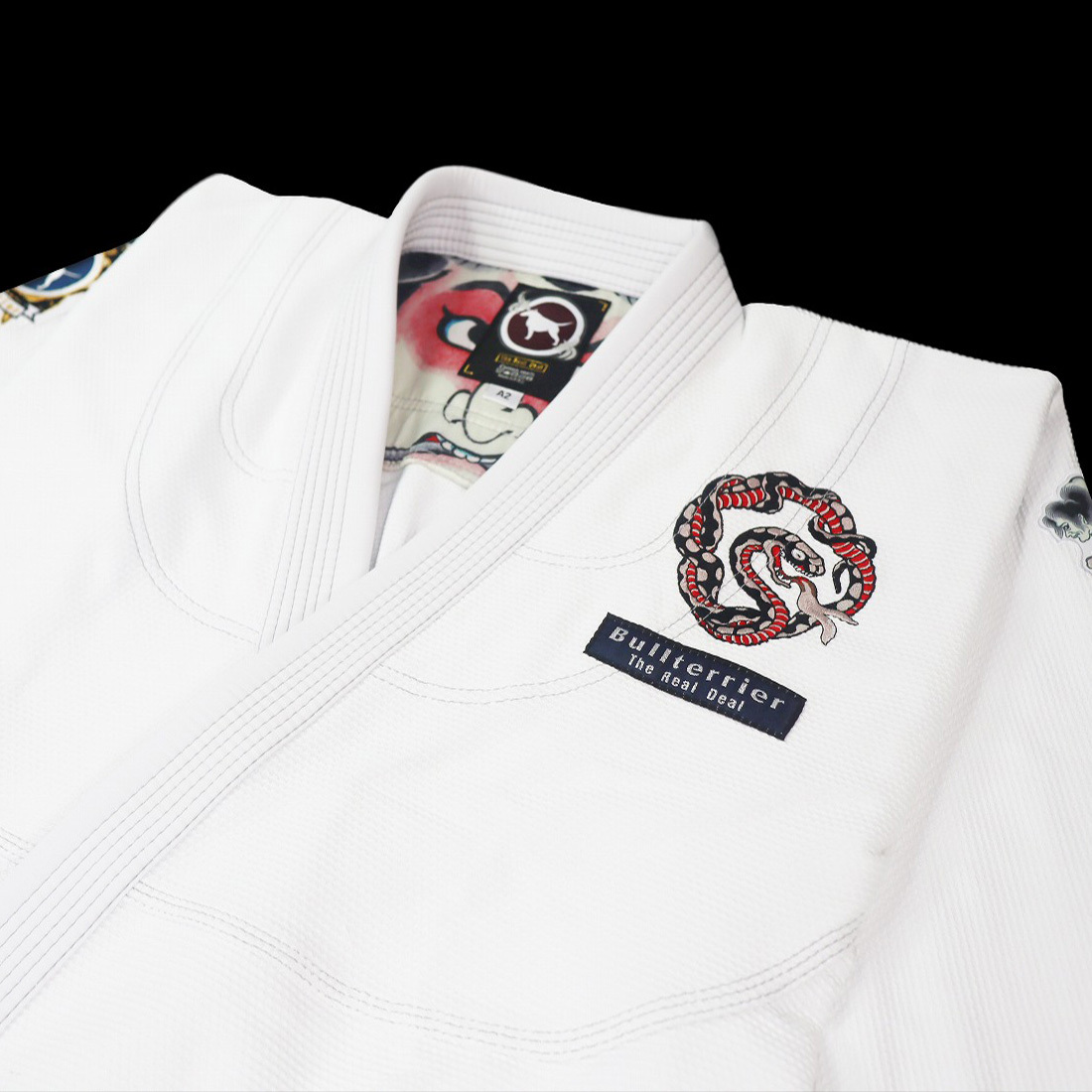 불테리어 오로치마루 주짓수도복 - 화이트