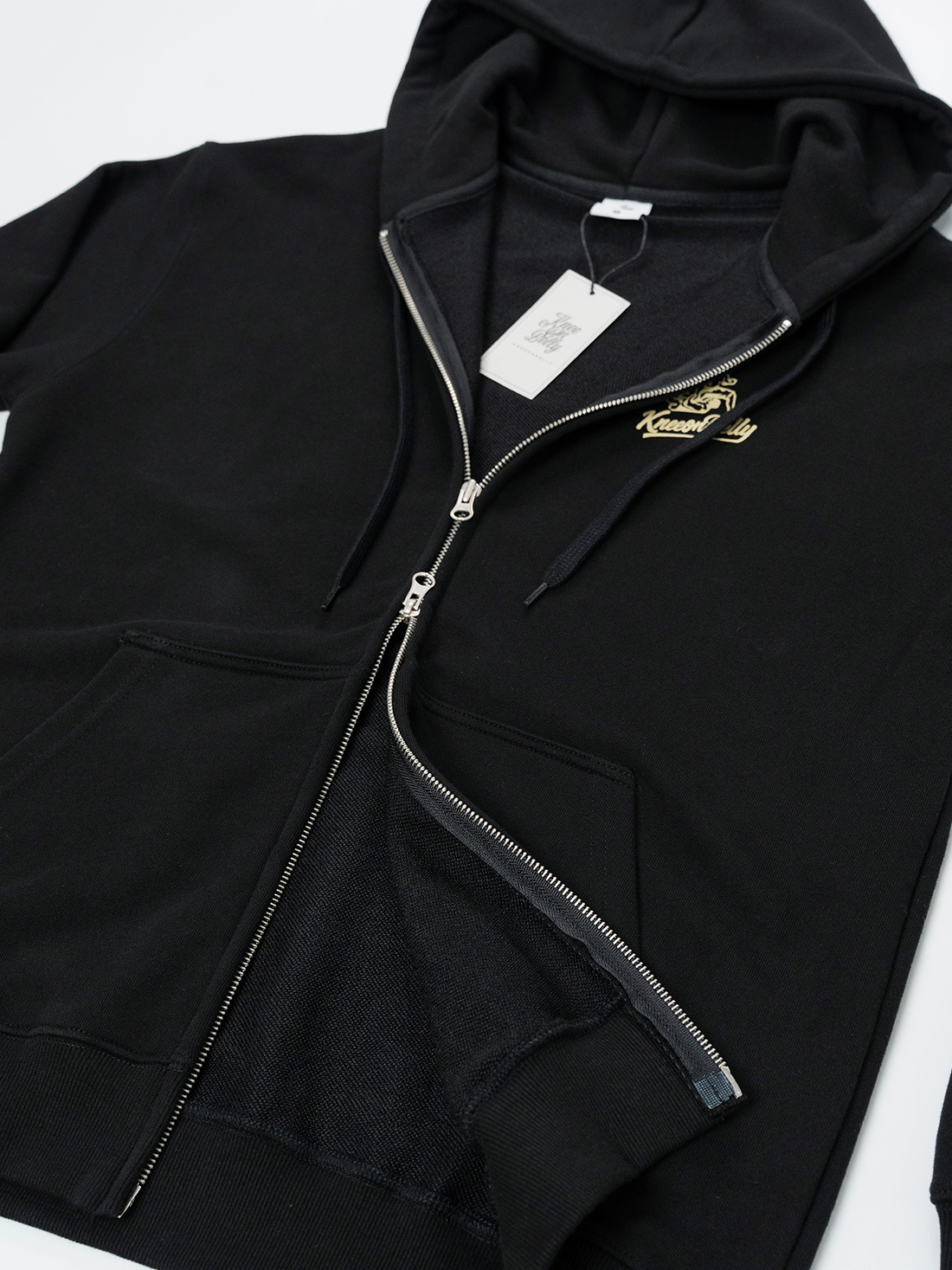 니온밸리 주짓수 마인드맵 후디집업 - 블랙