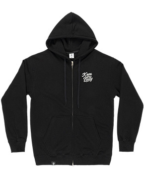 니온밸리 굴러야 산다 "ROLL TO LIVE" 후디집업 - 블랙