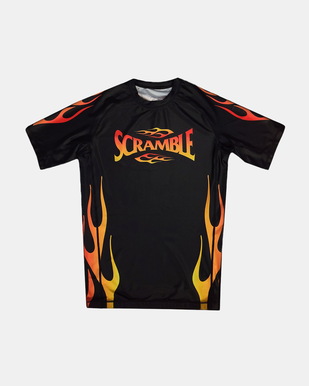 스크램블 1998 파이어 래쉬가드 숏슬리브 - 블랙