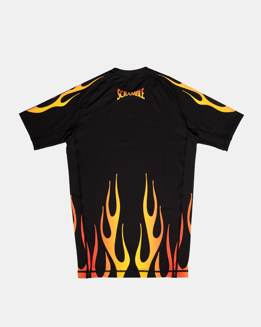 스크램블 1998 파이어 래쉬가드 숏슬리브 - 블랙