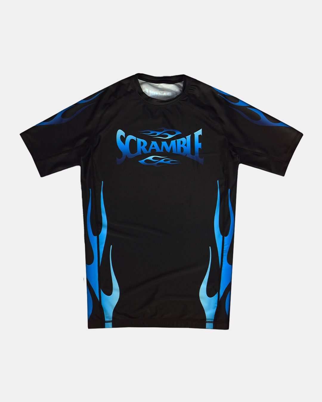 스크램블 1998 아이스 래쉬가드 숏슬리브 - 블랙