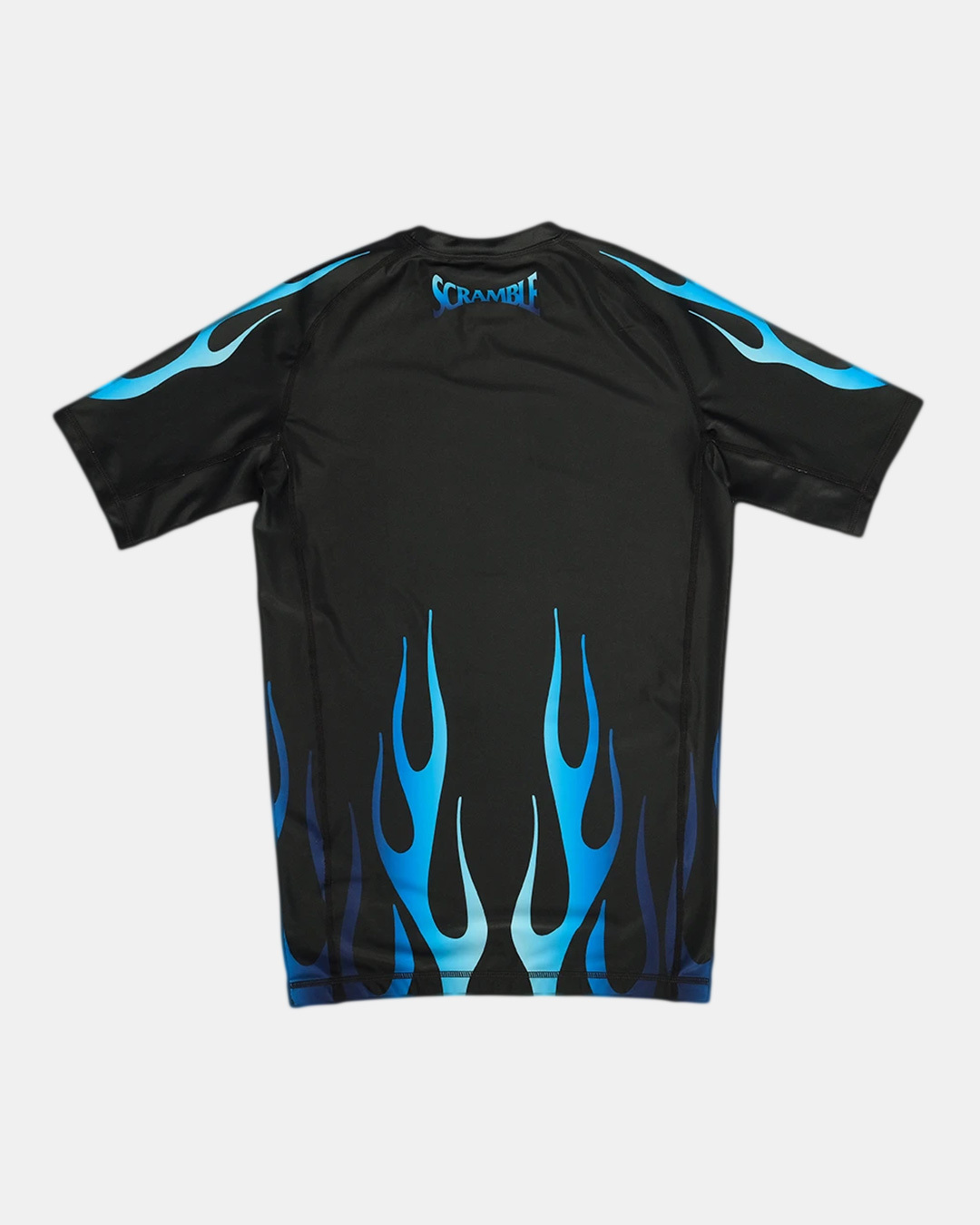 스크램블 1998 아이스 래쉬가드 숏슬리브 - 블랙
