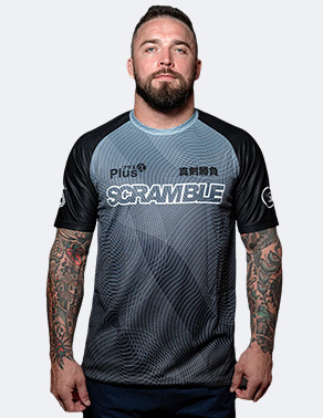 스크램블 도레이 트레이닝 탑 - 블랙 & 그레이