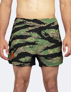 스크램블 하카타 트레이닝 쇼츠 - 타이거 카모