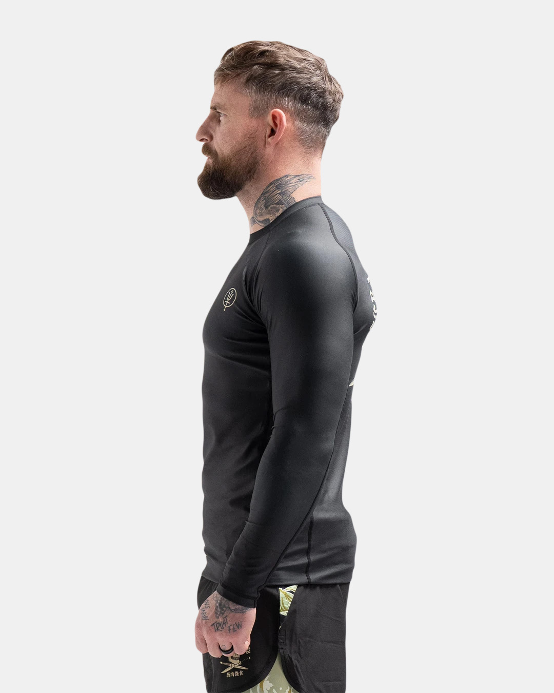 스크램블 x 스루다크 엔슈 MK1 래쉬가드 롱슬리브 - 블랙