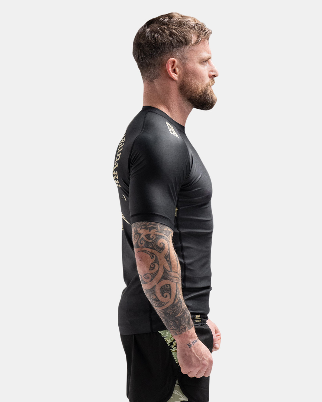 스크램블 x 스루다크 엔슈 MK1 래쉬가드 숏슬리브 - 블랙