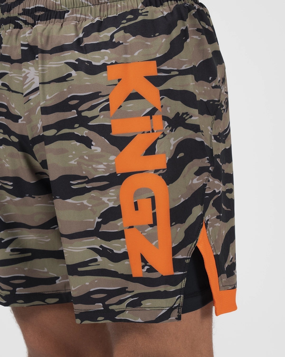 킹즈 올웨이즈 헌팅 하이브리드 쇼츠 - 카모/오렌지