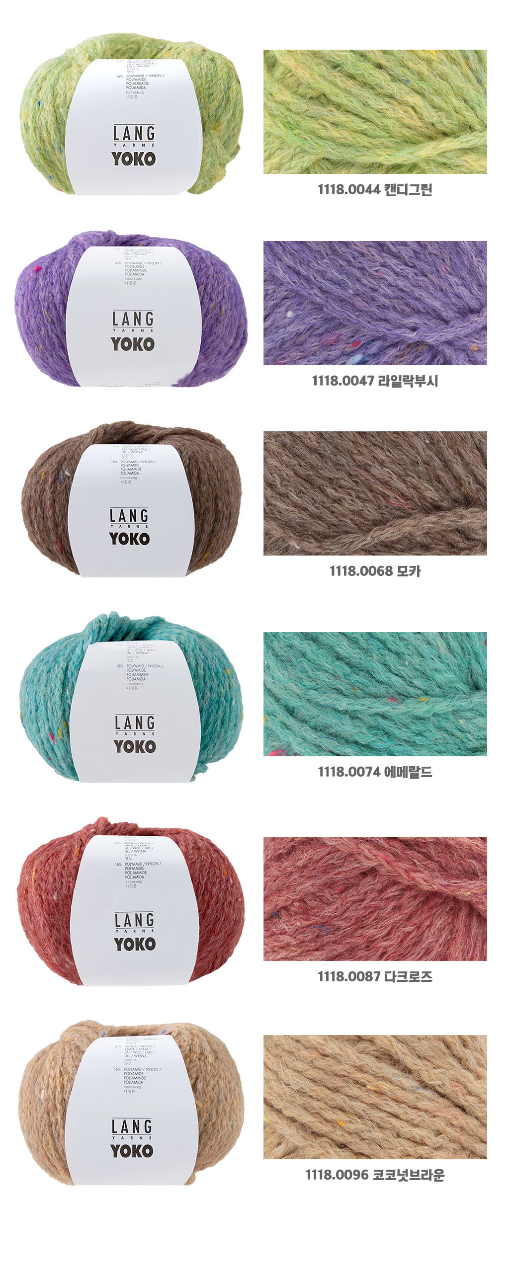 Yarn Detail page