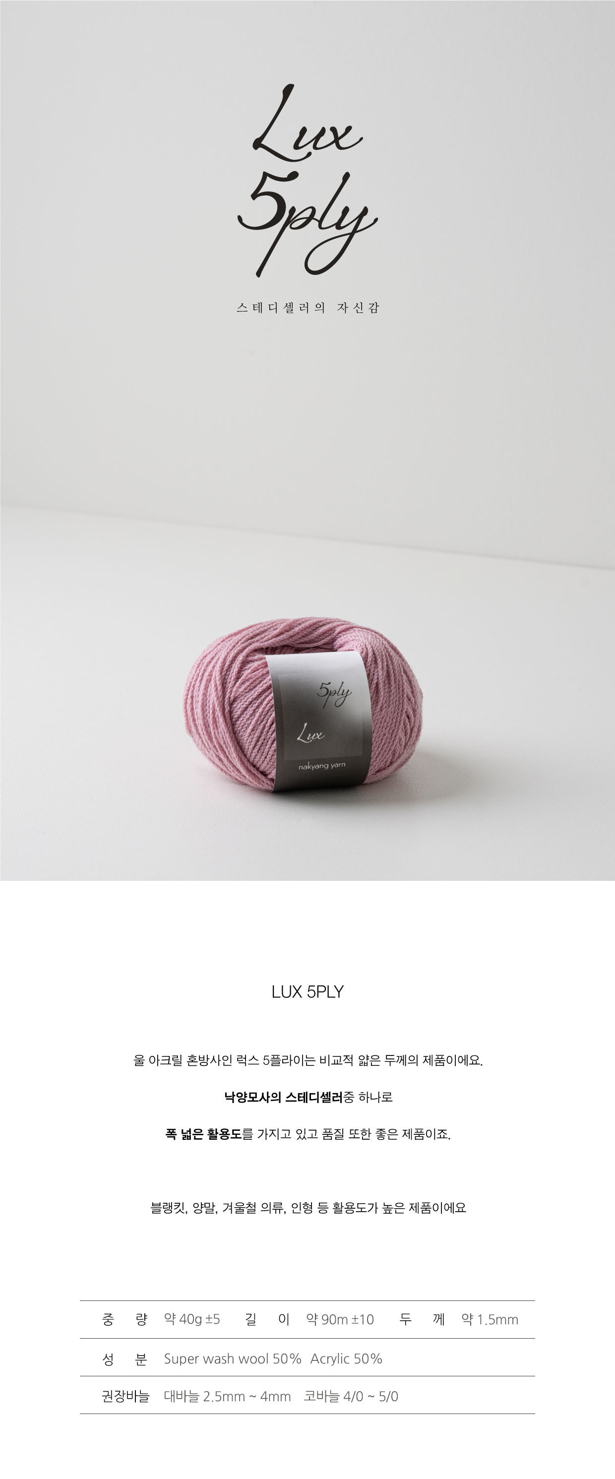 Yarn Detail page