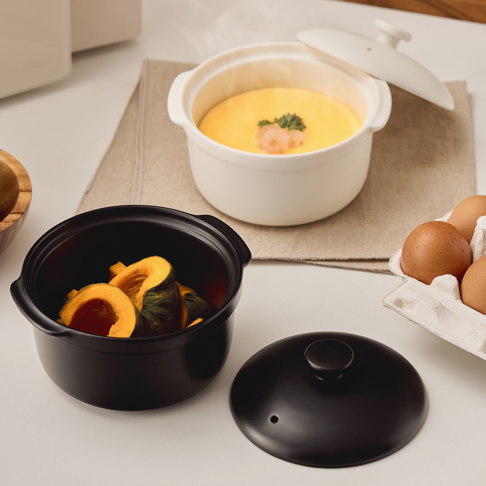 바겐슈타이거 세라믹미니토프(계란찜) 화이트 / 블랙 