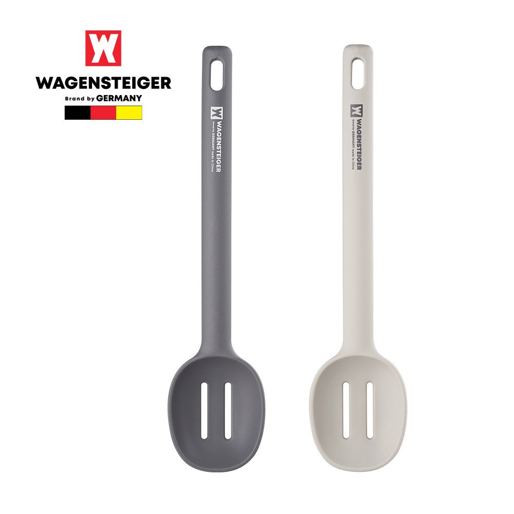 바겐슈타이거 에델실리콘키친툴 투홀볶음스푼(베이지,그레이)