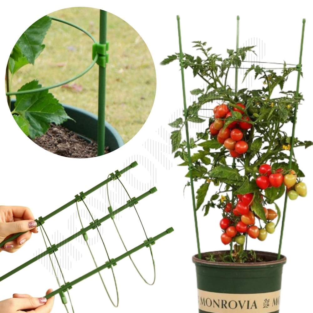 원형 식물지지대 방울 토마토 화분 꽃 넝쿨 화초 대형