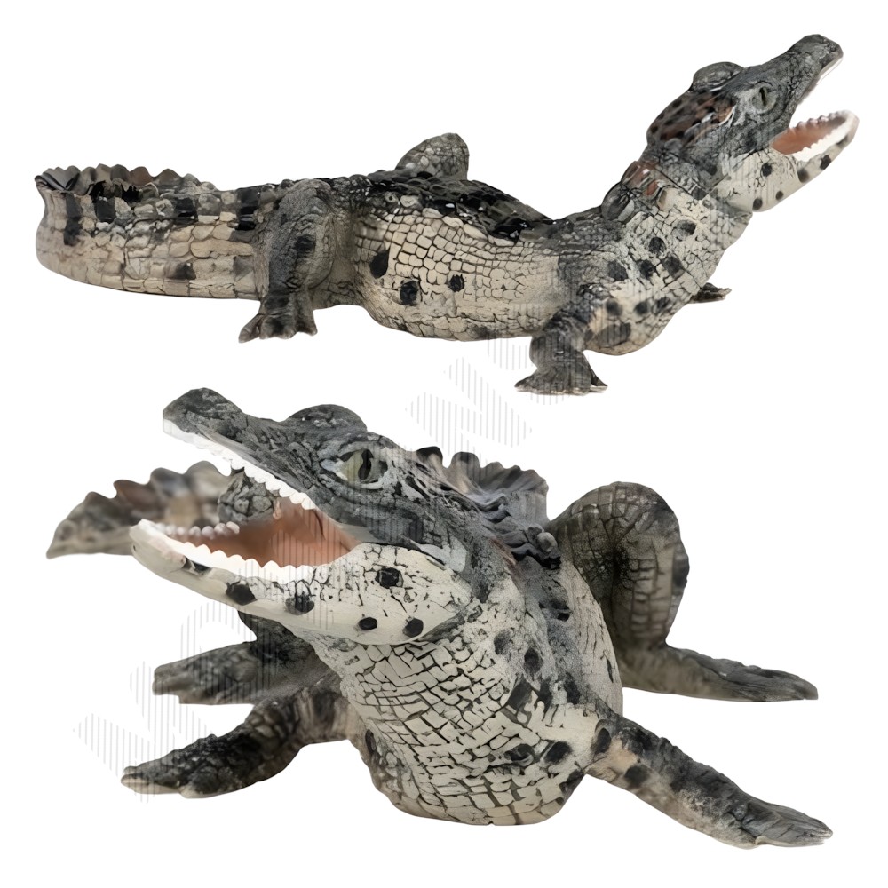 미니 동물 피규어 세트 해양 바다 생물 모형 장난감 아기 악어