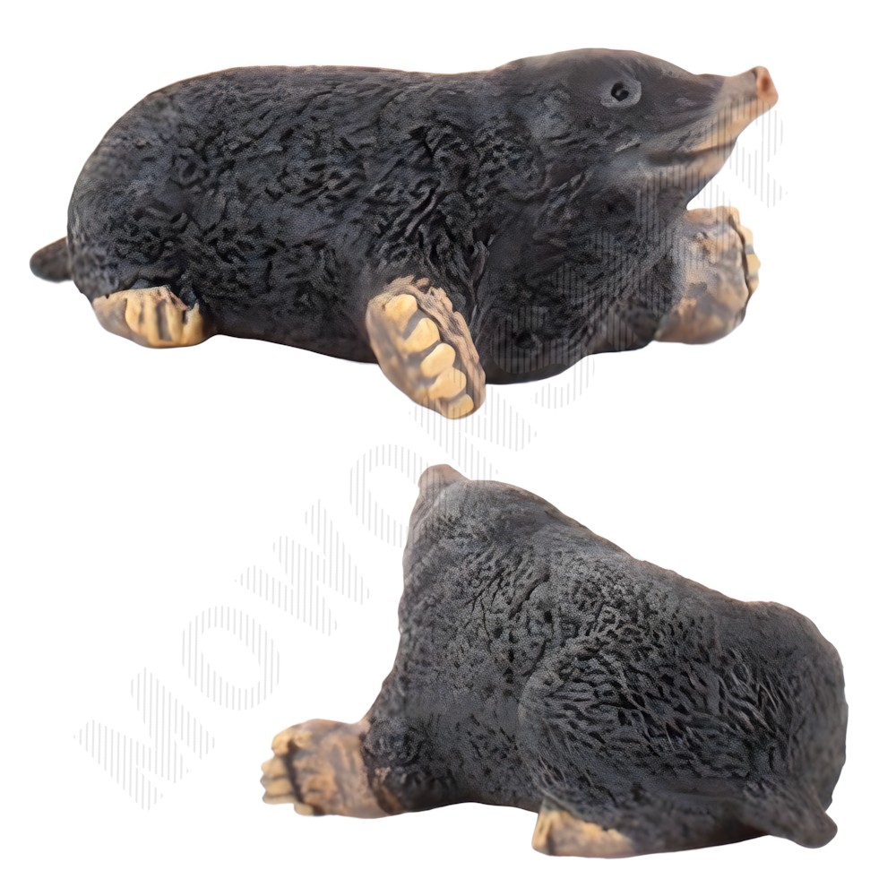 미니 동물 피규어 세트 모형 장난감 두더지