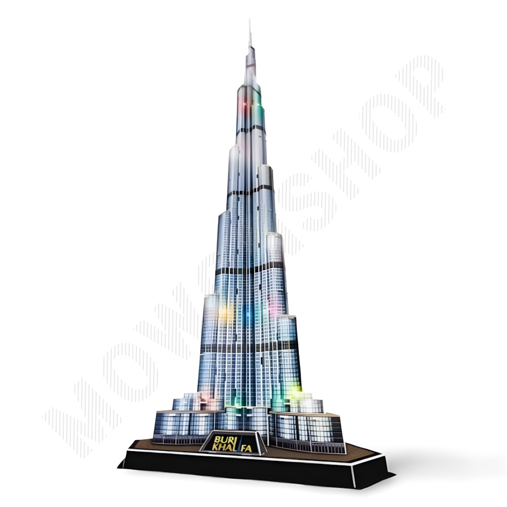 세계 유명 건축물 문화 유산 만들기 종이 조립 모형 부르즈할리파