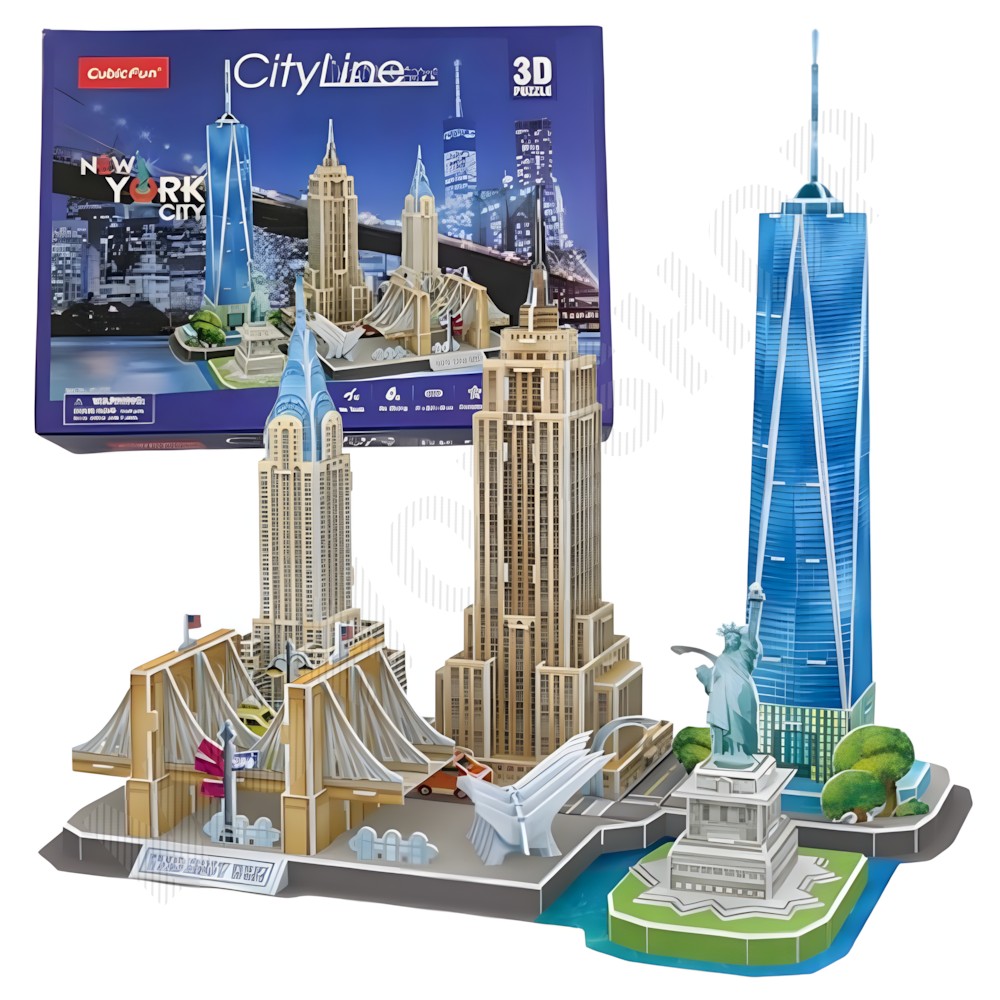 세계 유명 건축물 문화 유산 만들기 종이 조립 모형 뉴욕