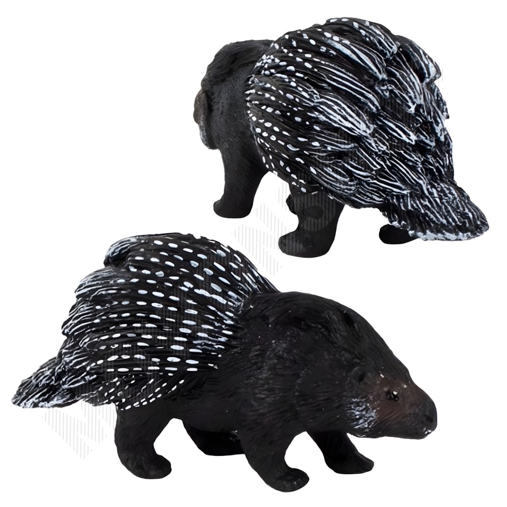 미니 동물 피규어 세트 모형 장난감 호저