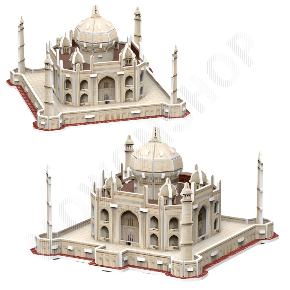 세계 유명 건축물 만들기 랜드마크 종이 공작 모형 조립 타지마할