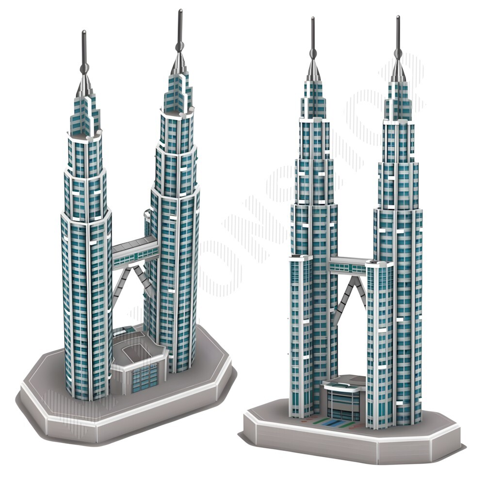 세계 유명 건축물 만들기 랜드마크 종이 공작 모형 조립 페트로나스