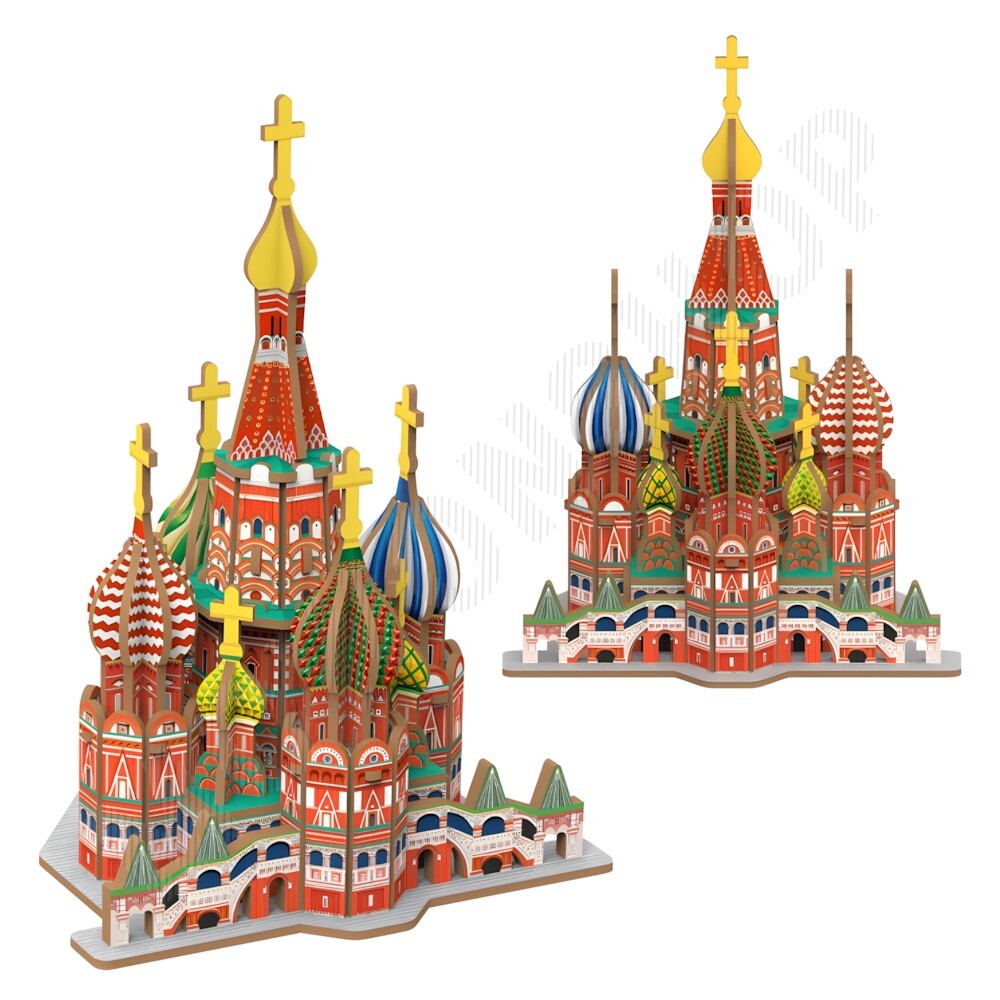세계 유명 건축물 만들기 랜드마크 종이 공작 모형 조립 상크트바실리