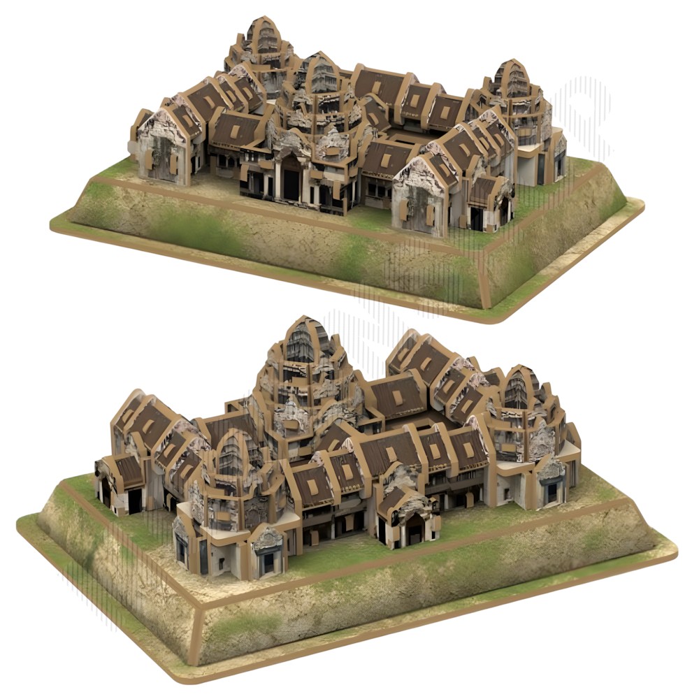 세계 유명 건축물 만들기 랜드마크 종이 공작 모형 조립 앙코르와트