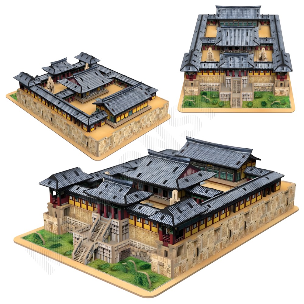 세계 유명 건축물 만들기 랜드마크 종이 공작 모형 조립 불국사