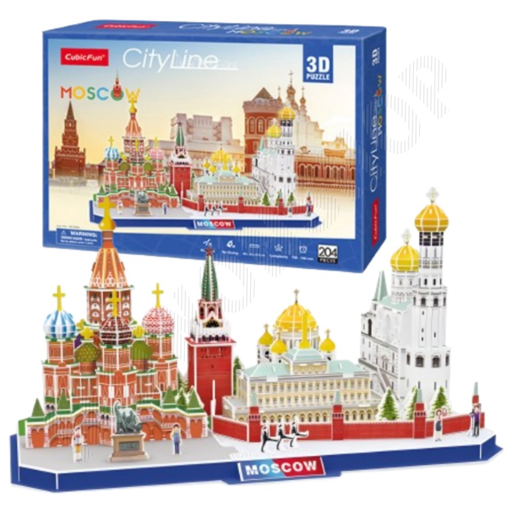 뜯어만들기 세계 유명 건축물 종이 조립 모형 만들기 모스크바