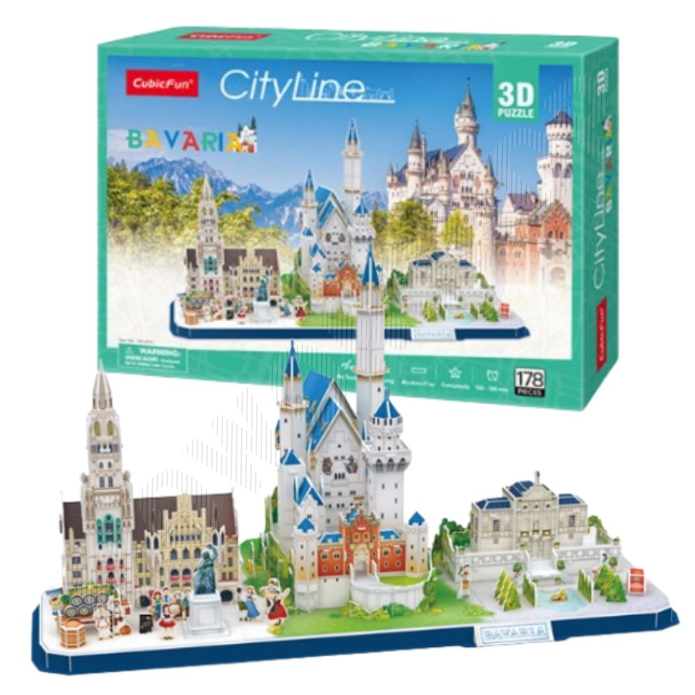 뜯어만들기 세계 유명 건축물 종이 조립 모형 만들기 바이에른