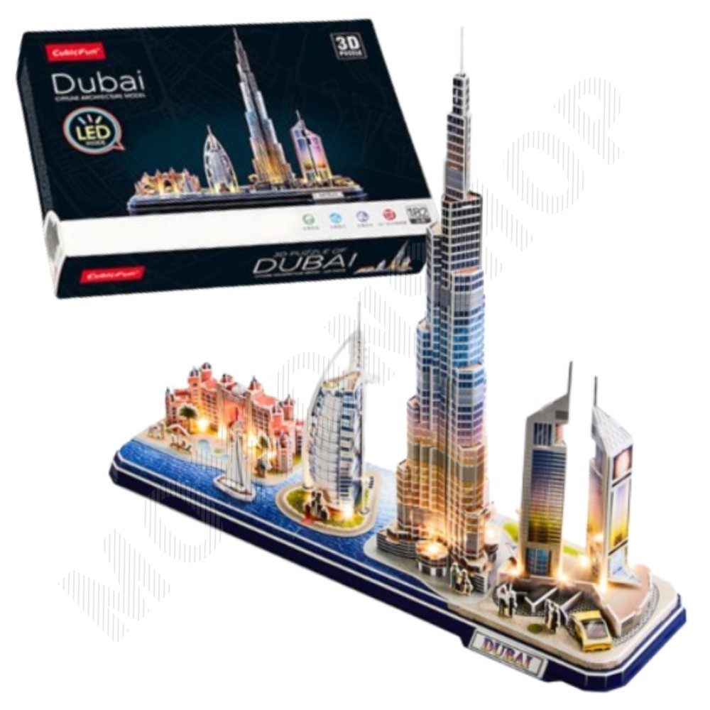 뜯어만들기 세계 유명 건축물 종이 조립 모형 만들기 두바이