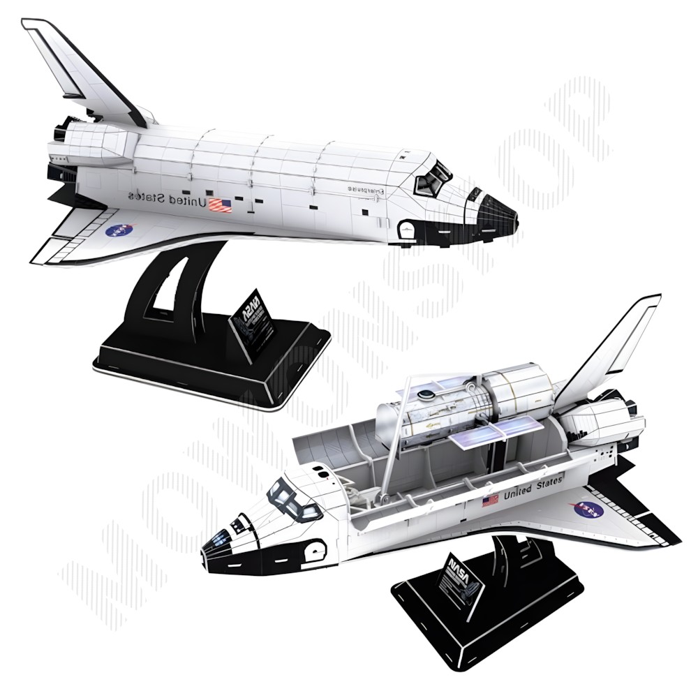 우드락비행기 비행기 종이 모형 공작 조립 뜯어 만들기 우주왕복선