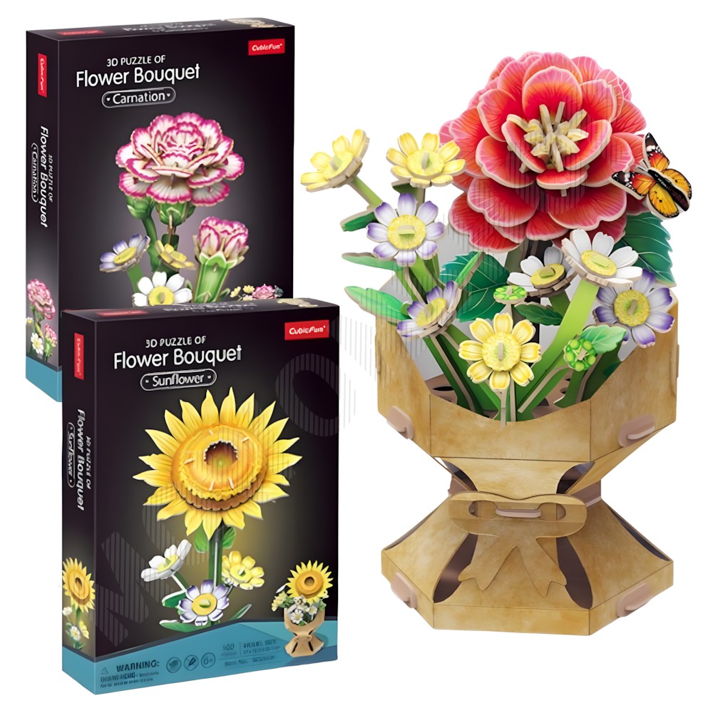 뜯어 만들기 종이 공작 모형 조립 페이퍼토이 꽃