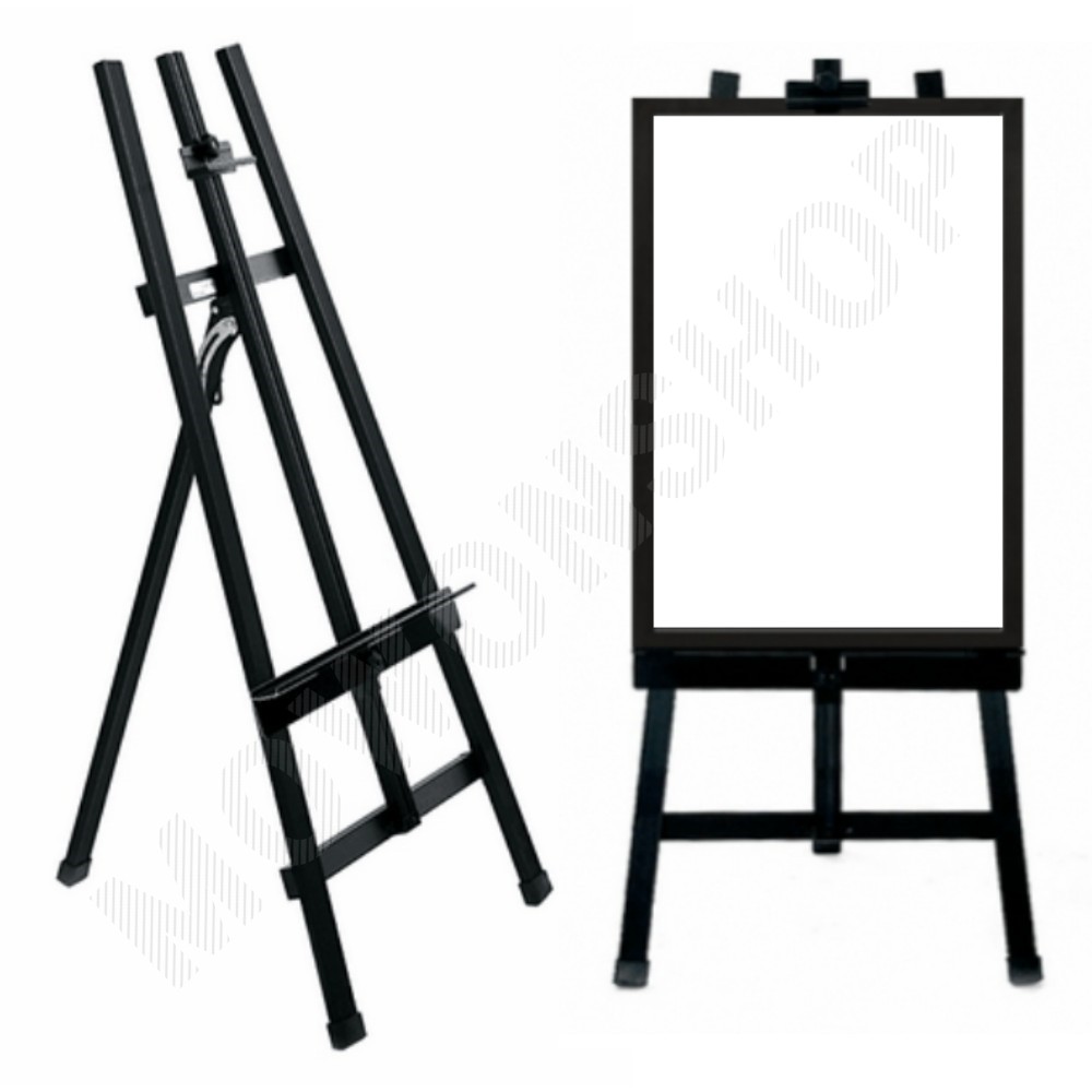 이젤판 대형 액자 거치대 캔버스 미술 전시 그림 받침대 BK