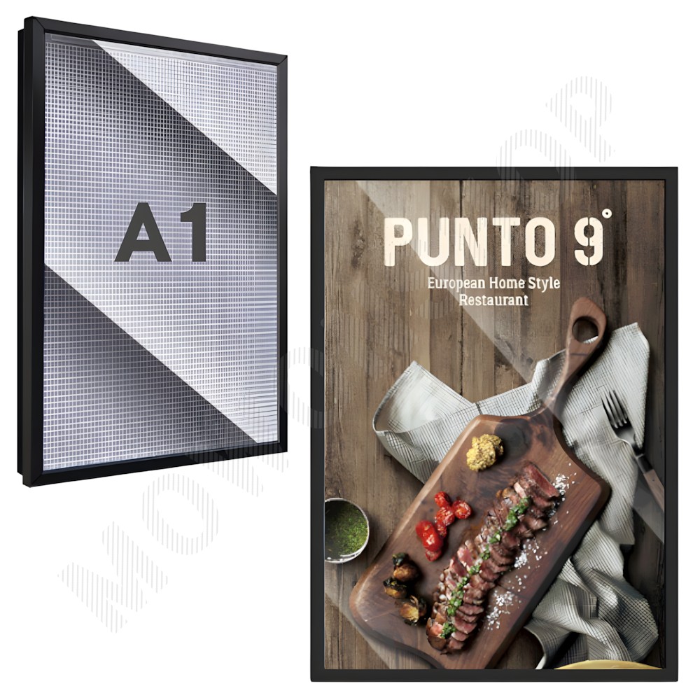 안내 전광판 광고 라이팅패널 조명 메뉴판 LED 광고판 실내 A1