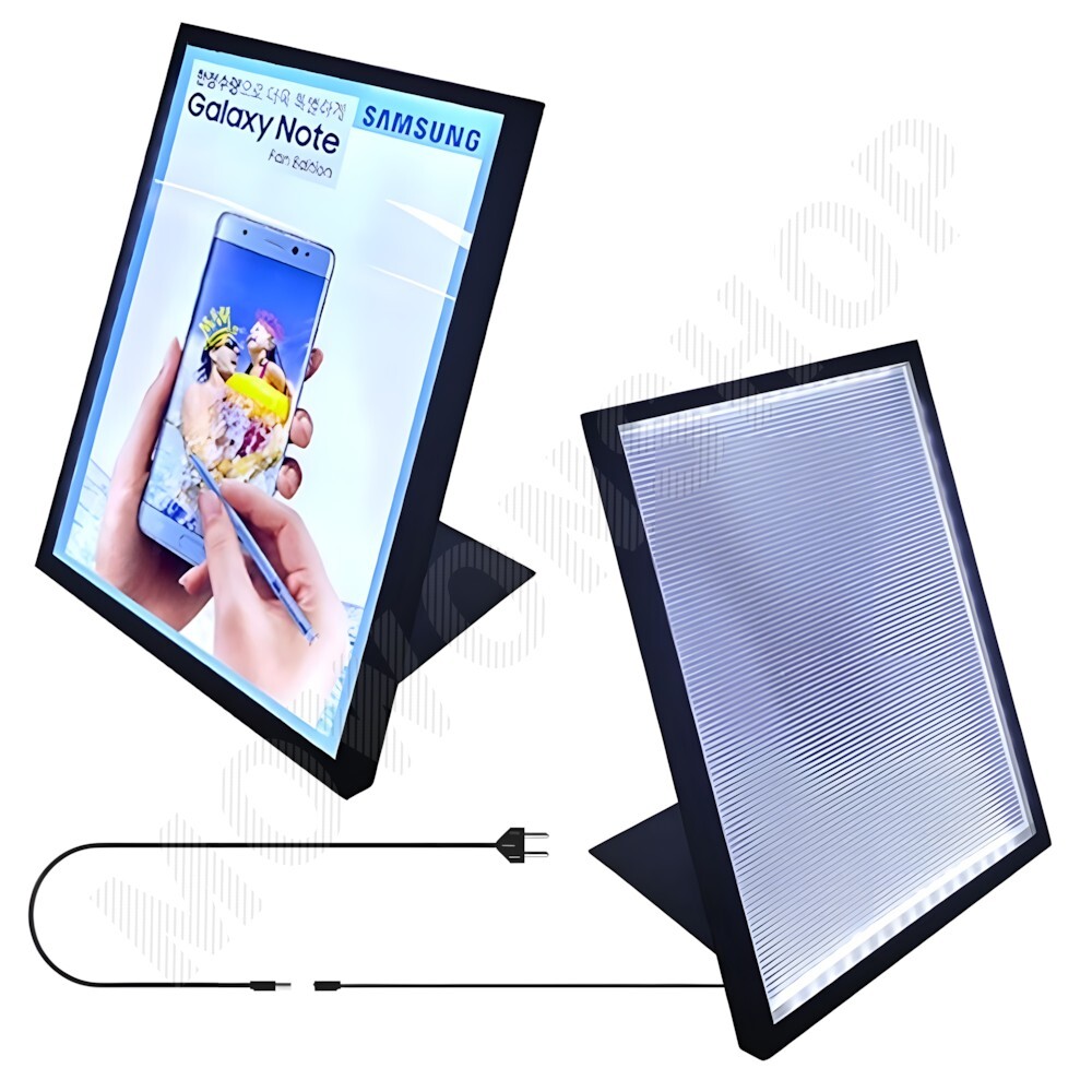 배너대 커피 네일 메뉴판 스탠드 탁상용 배너 스탠딩 세우는 간판 A4