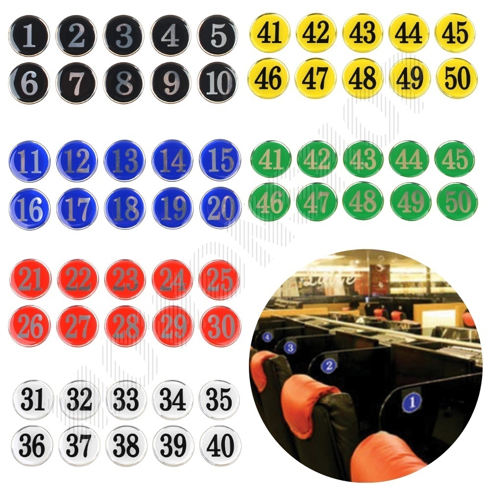 식당 테이블번호 사물함 락커 목욕탕 번호판 숫자판