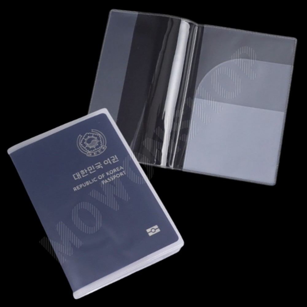 신여권 투명케이스 커버 대한민군 여권 케이스 반투명