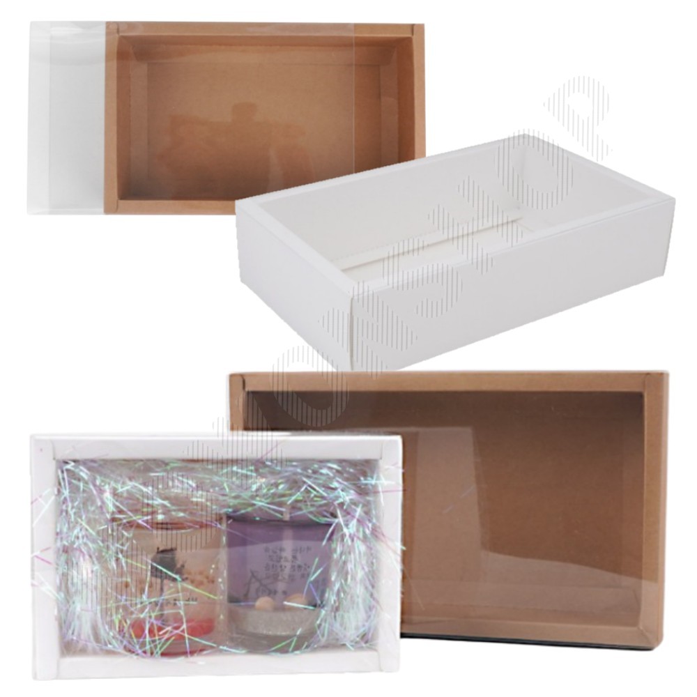 투명슬리브상자 수건포장박스 창문형 종이 선물 상자 선물용