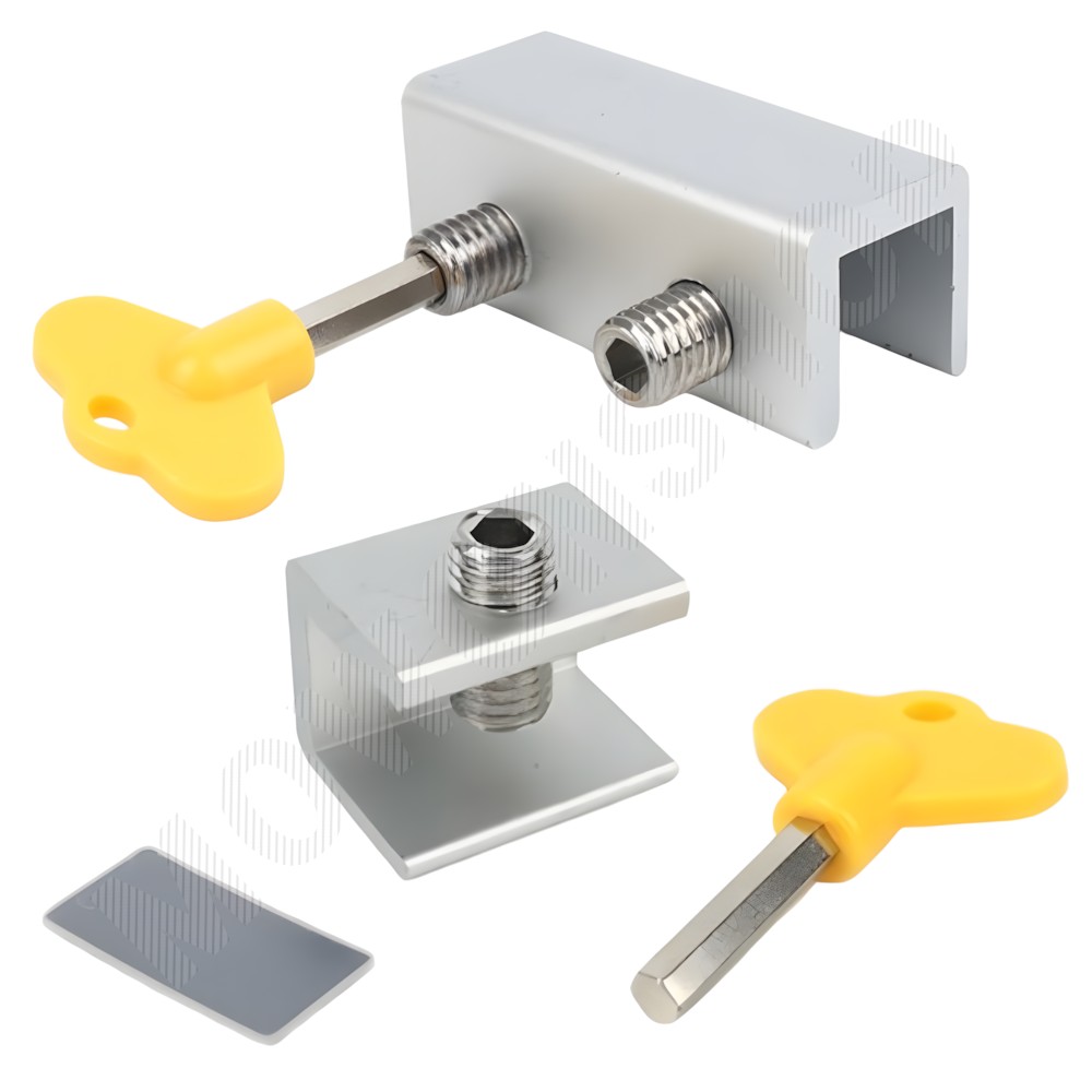 미닫이 창문 고정 창문락 열림 방지 창틀 고정 장치 스토퍼