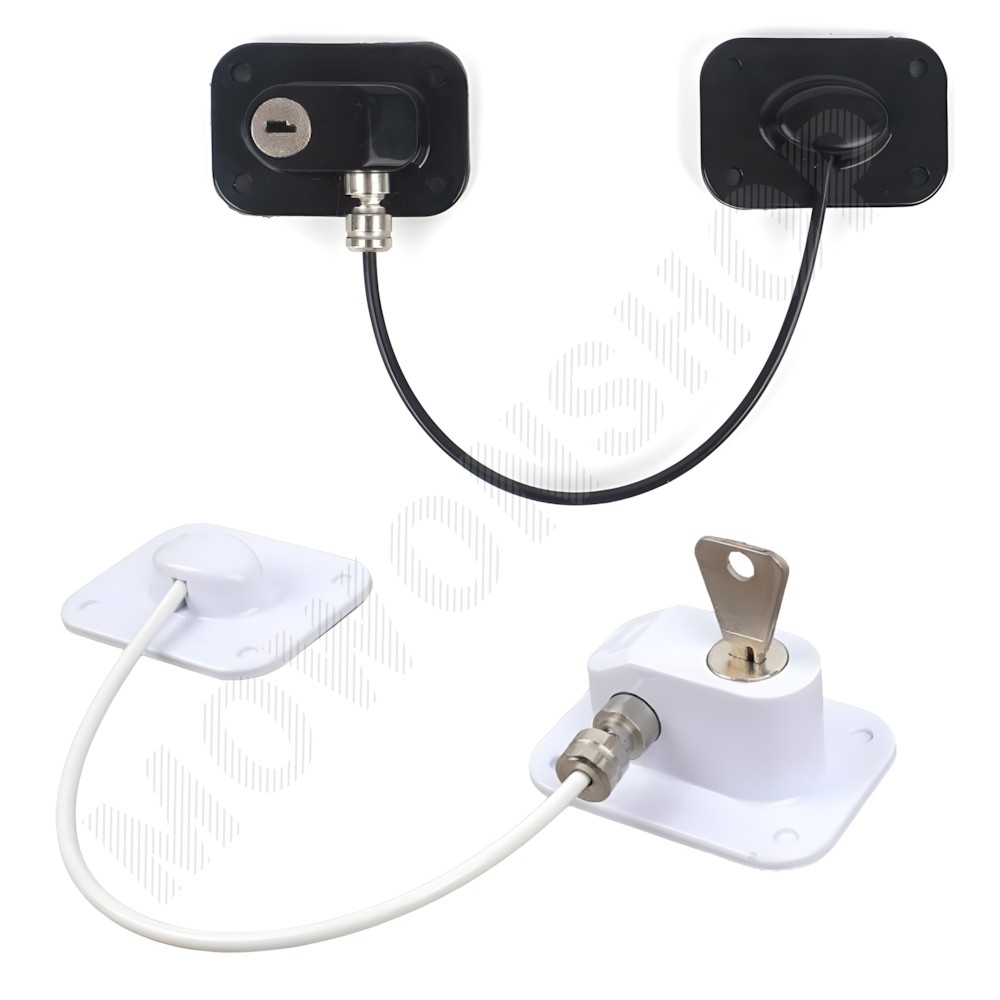 냉장고 시건장치 냉동실 문열림 방지 아기 고양이 서랍 잠금장치 A