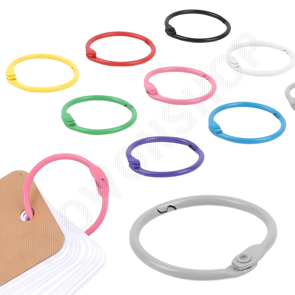 펀치링 클립링 링클립 종이링 문구링 문서링 칼라링 30mm